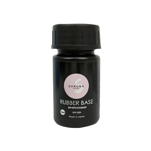 База для ногтей Sakura Rubber Basa, каучуковая, 14 мл BAS14
