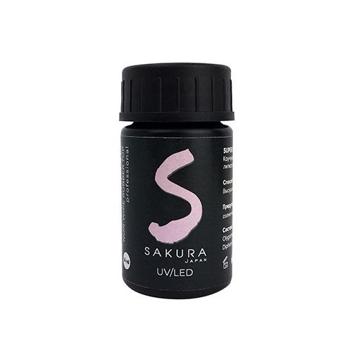 Топ для ногтей Sakura Super Shine Top Coat Non Wipe без липкого слоя, 14 мл Top014
